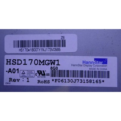 HSD170MGW1-A01 وحدات شاشة LCD الأصلية 17.0 بوصة 1440 * 900 لوحة شاشة LCD