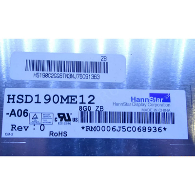 HSD190ME12-A06 19.0 بوصة شاشة LCD 1280*1024 LVDS 30 دبوس شاشة LCD