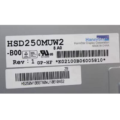 24وحدة شاشة شاشة LCD بقيمة.5 بوصة HSD250MUW2-B00 RGB 1920×1080 FHD 89PPI
