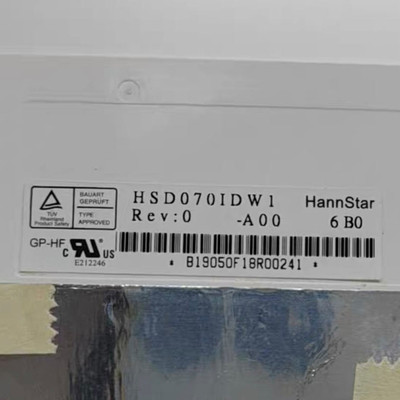 الجهاز الأصلي HannStar 7.0 بوصة 800 * 480 شاشة LCD شاشة عرض لوحة HSD070IDW1-A00