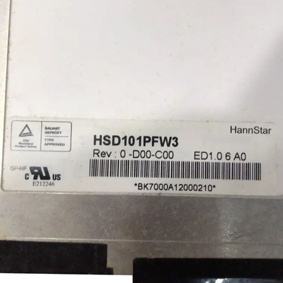 10.1 بوصة لوحة LCD وحدة HSD101PFW3-D00-C00 1024 * 600 شاشة LCD العرض
