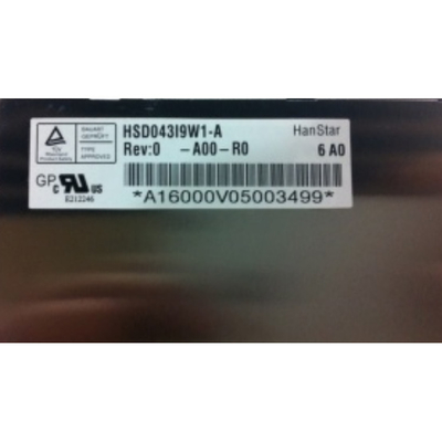 شاشة LCD جديدة HSD043I9W1-A00-R00 4.3 بوصة لوحة LCD