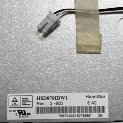 HSD070IDW1-B00 استبدال شاشة LCD الجزء 800 * 480 شاشة LCD