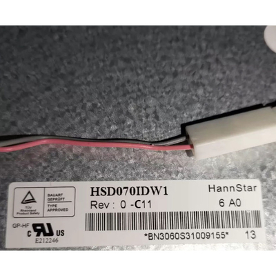 HSD070IDW1-C00 وحدات لوحة LCD 7.0 بوصة 800 * 480 TFT شاشة LCD