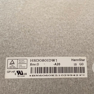 HSD080IDW1-A20 شاشة عرض LCD 8.0 بوصة 800 * 480 وحدة لوحة LCD