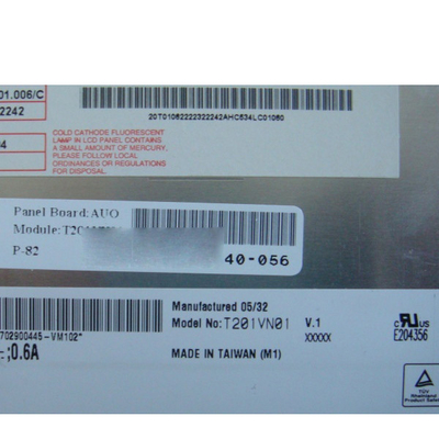 20.1 بوصة 640*480 T201VN01 V1 39PPI لوحة عرض LCD