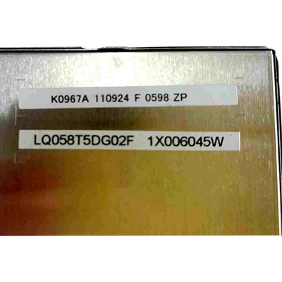 LQ058T5DG02F الأصلي في المخزون 5.8 بوصة شاشة شاشة LCD لسيارة تحديد المواقع