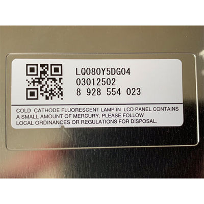 LQ080Y5DG04 شاشة LCD شاشة 8.0 بوصة 800 * 480 لوحة LCD