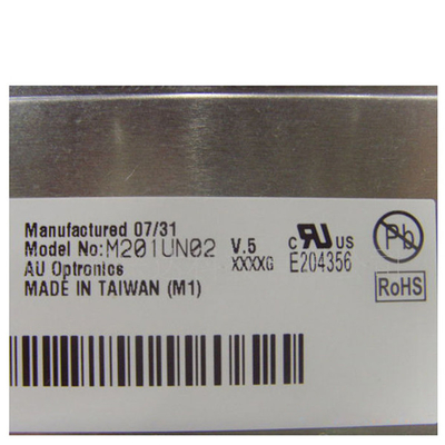 M201UN02 V5 1600*1200 لوحة LCD TFT لـ AUO