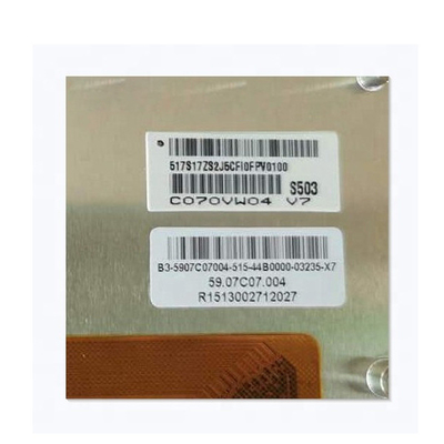 بيع ساخن C070VW04 V7 7.0 بوصة 133PPI 50 دبوس شاشة LCD