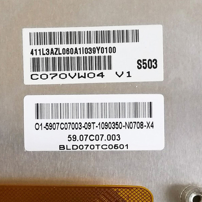 مقاس 7.0 بوصة الأصلي في المخزون C070VW04 V1 لوحة عرض LCD