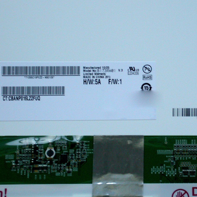 توفير 17.3 بوصة B173RW01 V3 RGB 1600 * 900 شاشة LCD