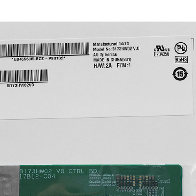 إمدادات B173HW02 V0 262K شاشة LCD مع سائق LED