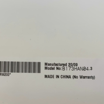 B173HAN04.3 حجم 17.3 بوصة 127PPI 16.7M شاشة LCD