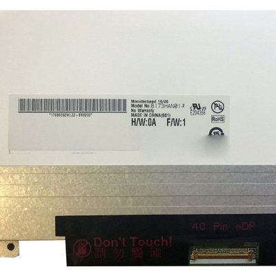 الحجم 17.3 بوصة B173HAN01.2 3.3VTyp لوحة LCD TFT ناقلة