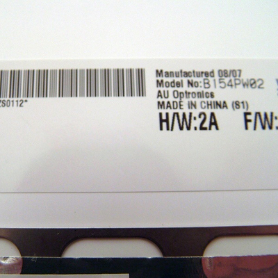جديد B154PW02 V1 15.4 بوصة المرآة غطاء صلب شاشة LCD