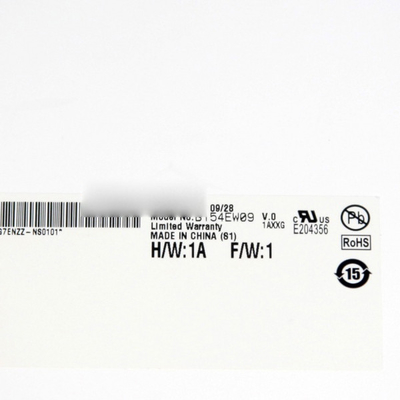 B154EW09 V0 15.4 بوصة 1280*800 98PPI كريستال سائل