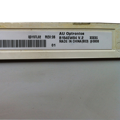 الشاشة الشاشة الرأسية RGB B154EW04 V2 15.4 بوصة a-Si TFT-LCD