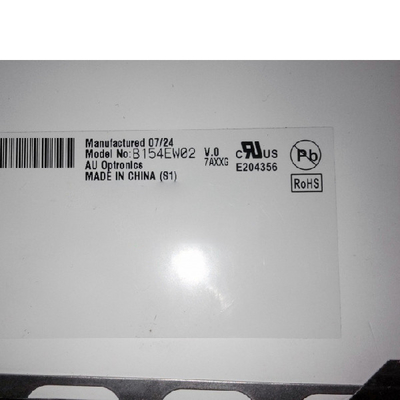 15.4 بوصة B154EW02 V0 HW3A سطح متطاطي بشاشة LCD ذات طبقة صلبة