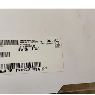 B154EW01 V0 15.4 بوصة 1280 * 800 98PPI شاشة LCD
