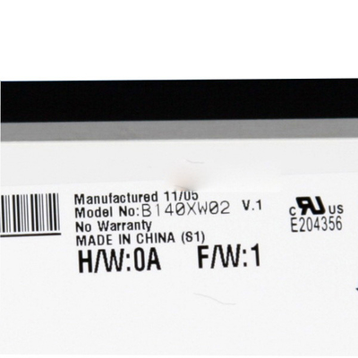 B140XW02 V1 14.0 بوصة 1366 * 768 شاشة TFT-LCD شاشة LCD