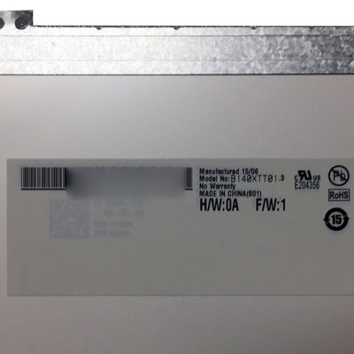 B140XTT01.3 14.0 بوصة 1366*768 لجهاز كمبيوتر محمول شاشة TFT-LCD