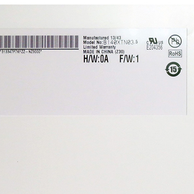 B140XTN03.5 14.0 بوصة 1366*768 لجهاز كمبيوتر محمول شاشة TFT-LCD
