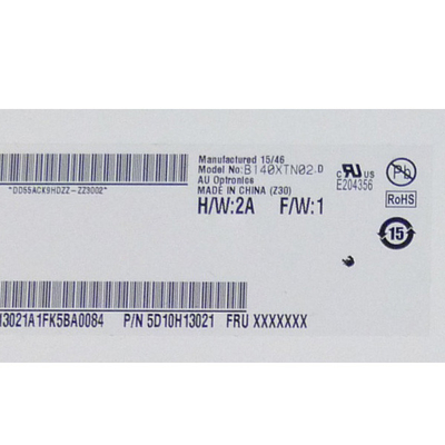 B140XTN02.D 14.0 بوصة 1366*768 شاشة TFT-LCD للكمبيوتر المحمول