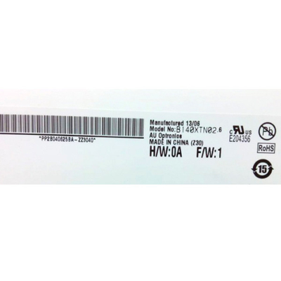 B140XTN02.6 14.0 بوصة 1366*768 شاشة TFT-LCD للكمبيوتر المحمول