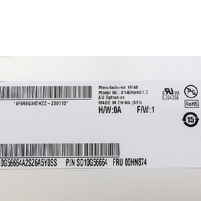 B140HAN01.7 14.0 بوصة 1920*1080 شاشة LCD لشركة AUO