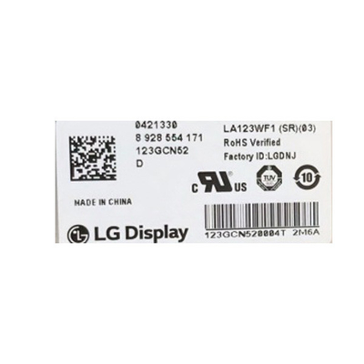 LA123WF1-SR03 الأصلي 12.3 بوصة لشركة LG 1920 * 720 شاشة LCD