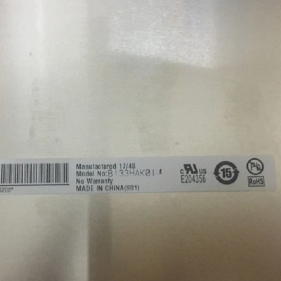 B133HAK01.4 شاشة LCD 13.3 بوصة 1920 * 1080 شاشة LCD