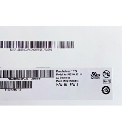 B133HAB01.0 HW1A 1920*1080 13.3 بوصة شاشة TFT-LCD