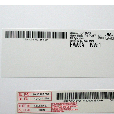 B121EW07 V1 1280*800 12.1 بوصة شاشة TFT-LCD