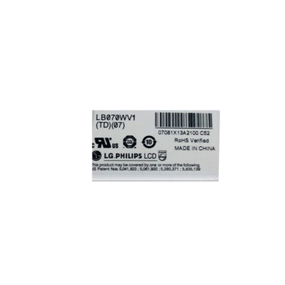LB070WV1-TD07 شاشة LCD أصلية مقاس 7.0 بوصة لإطار الصور الرقمية