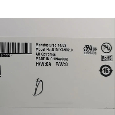 B101XAN02.0 شاشة LCD 1366 * 768 10.1 بوصة