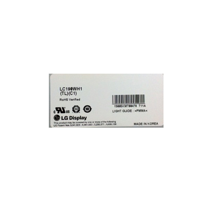 شاشة LCD أصلية 18.5 بوصة 1366 * 768 دقة LC190WH1-TLC1