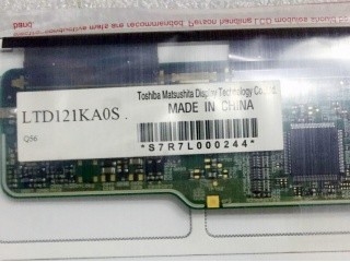 LTD121KA0S 1024 * 768 TFT LCD شاشة شاشة للكمبيوتر المحمول