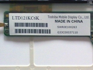 LTD121KC6K 1024*768 12.1 بوصة TFT شاشة LCD