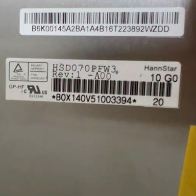 HSD070PFW3-A00 أصل 7.0 بوصة لوحة عرض شاشة LCD