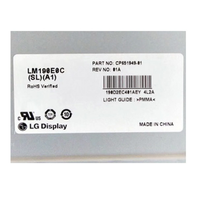 LM190E0C-SLA1 19.0 بوصة 1280 * 1024 وحدة عرض LCD