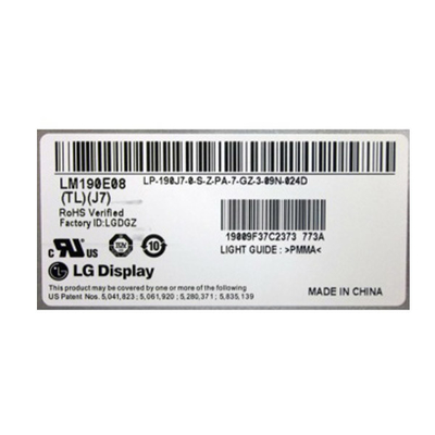 LM190E08-TLJ7 19.0 بوصة 1280*1024 وحدات شاشة LCD لشركة LG
