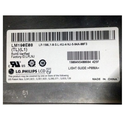 LM190E08-TLL1 19.0 بوصة لوحة LCD 1280 * 1024 وحدة LCD