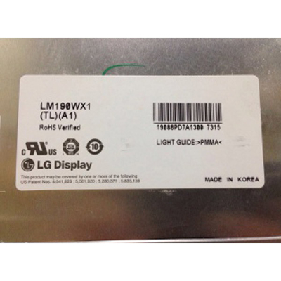 LM190WX1-TLA1 19.0 بوصة 1440 * 900 شاشة LCD TFT