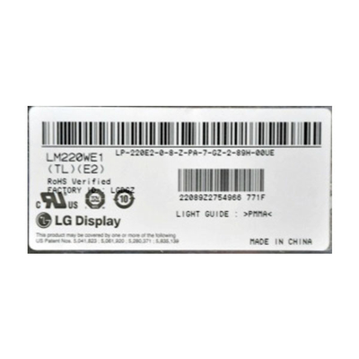 LM220WE1-TLE2 شاشة شاشة LCD أصلية 22.0 بوصة 1680 * 1050