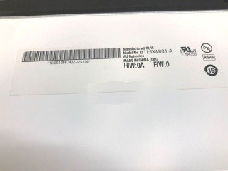 B120XAB01.0 شاشة LCD من 12.0 بوصة لجهاز كمبيوتر محمول خفيف الأصلي