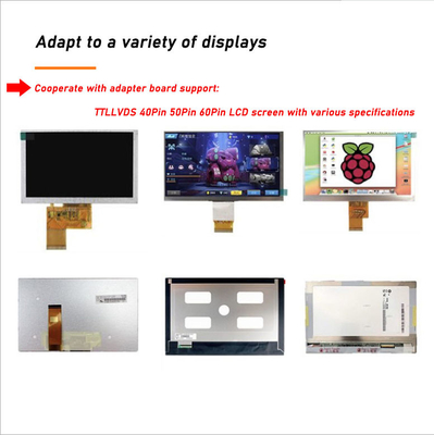 لوحة تشغيل HDMI VGA AV 50 Pin LCD 800x480 IPS