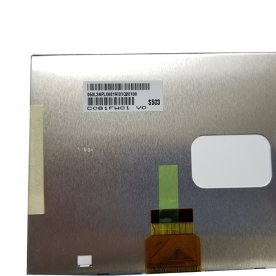 AUO 480 (RGB) × 234 C061FW01 V0 شاشة ملاحة DVD للسيارة LCD