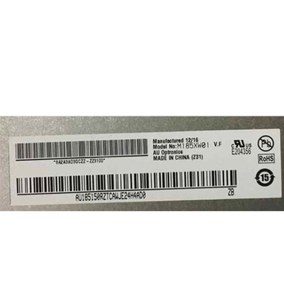 M185XW01 VF AUO TFT LCD لوحة 1366X768 LVDS واجهة WXGA TFT عرض