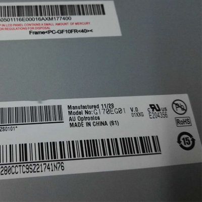 M170EG01 V0 TFT LCD لوحة 1280 × 1024 LVDS 30 دبابيس موصل